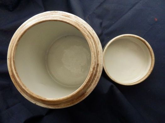 Pote Chá Chinês em Cerâmica de Exportação com Brazão