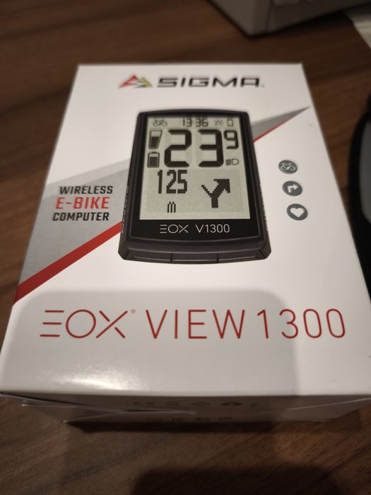 Sigma Eox View 1300. Komputer rowerowy licznik  e-bike