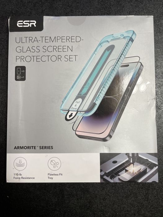 Захисне скло ESR Armorite iPhone 14 Pro Max 3 шт + камера