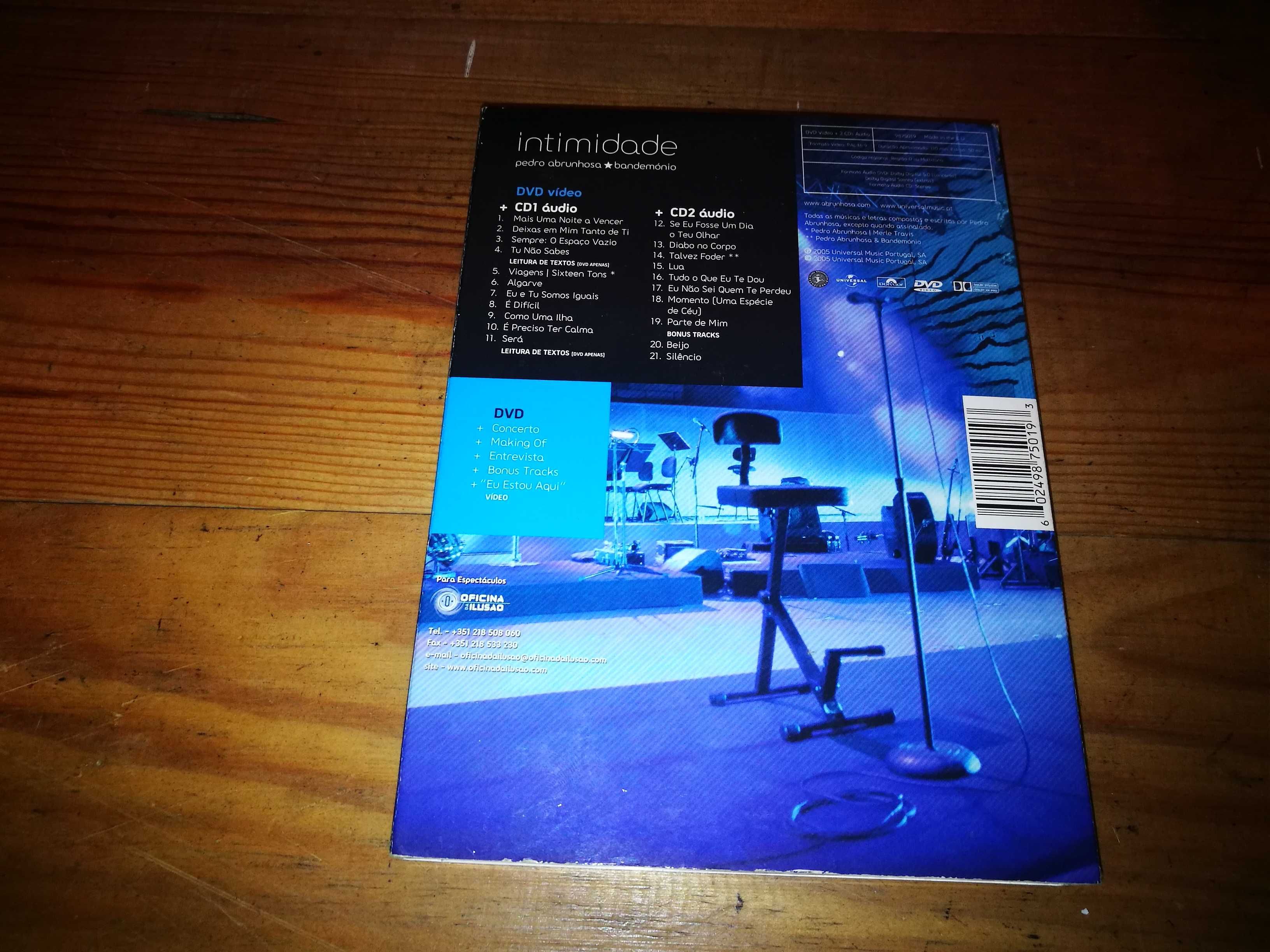 Pedro Abrunhosa E Os Bandemónio – Intimidade - 2XCD + DVD