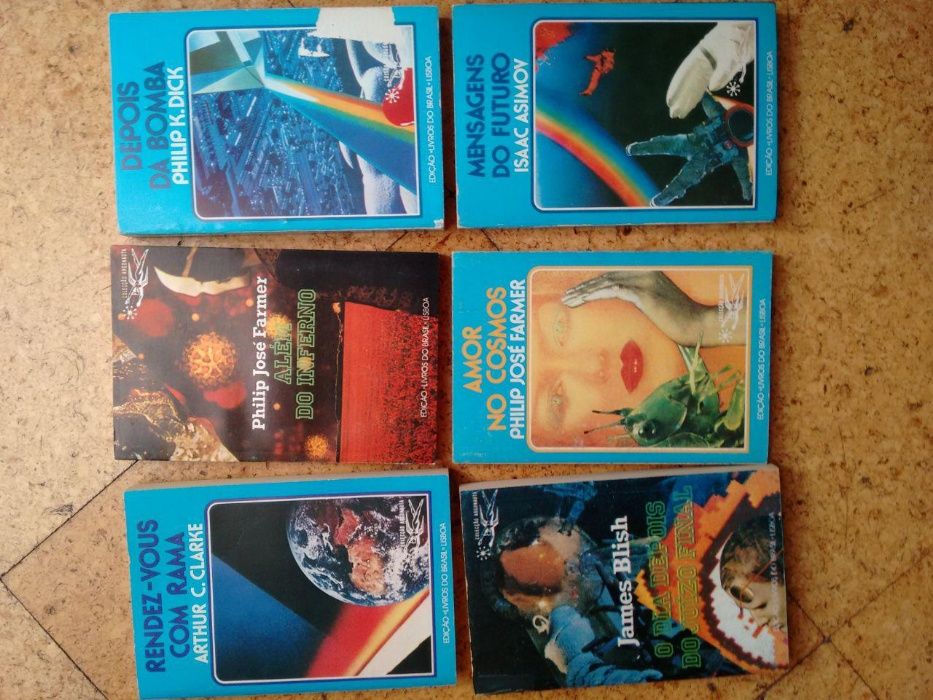 Livros Colecção Argonauta - Philip José Farmer, Asimov, PKDick, etc