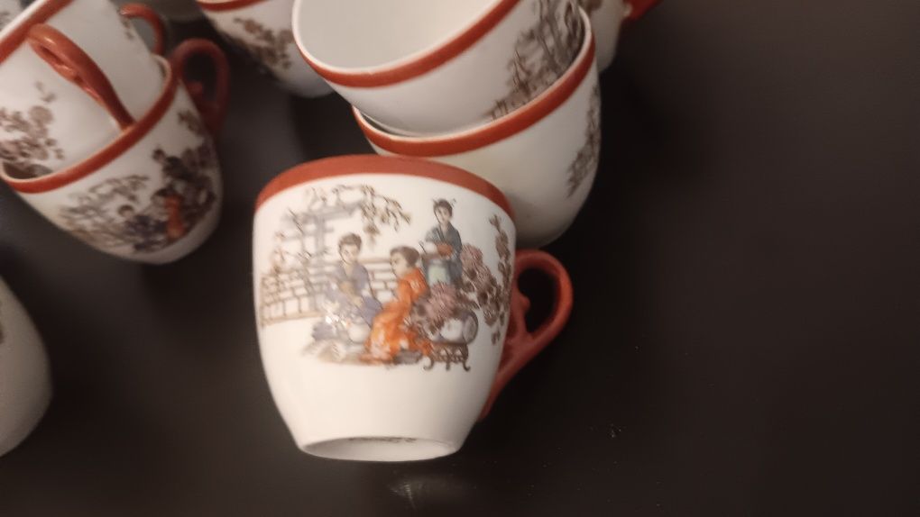 Serviço de café porcelana louça chinesa
