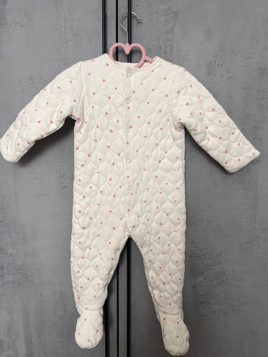 Комбінезон чоловічок сліп піддьова 12-18 м 80-86 см для дівчинки