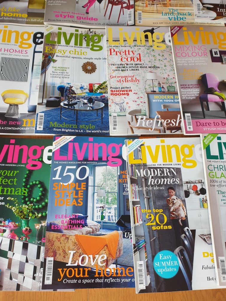 Revista Living etc ( sobre decoração )  edição britânica