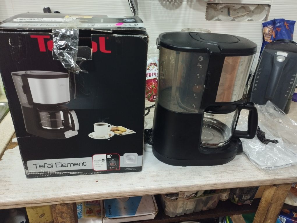 Кофеварка tefal element в отличном состоянии