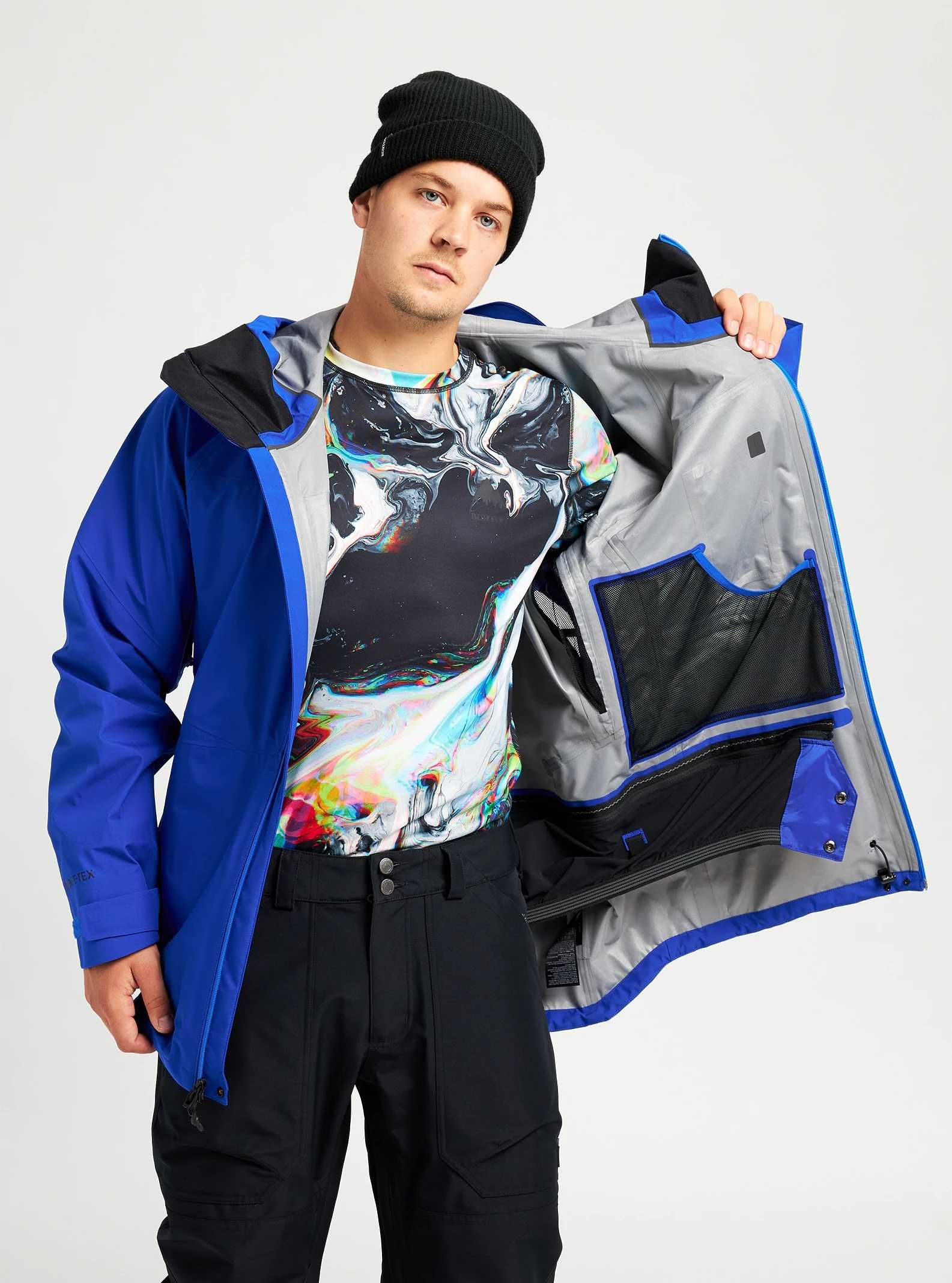 Nowa kurtka Burton 3L Gore-TEX Treeline Cobalt Blue XXS XS 2XS volcom
