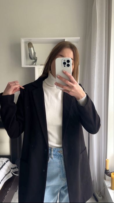 Пальто весняне (чорне)