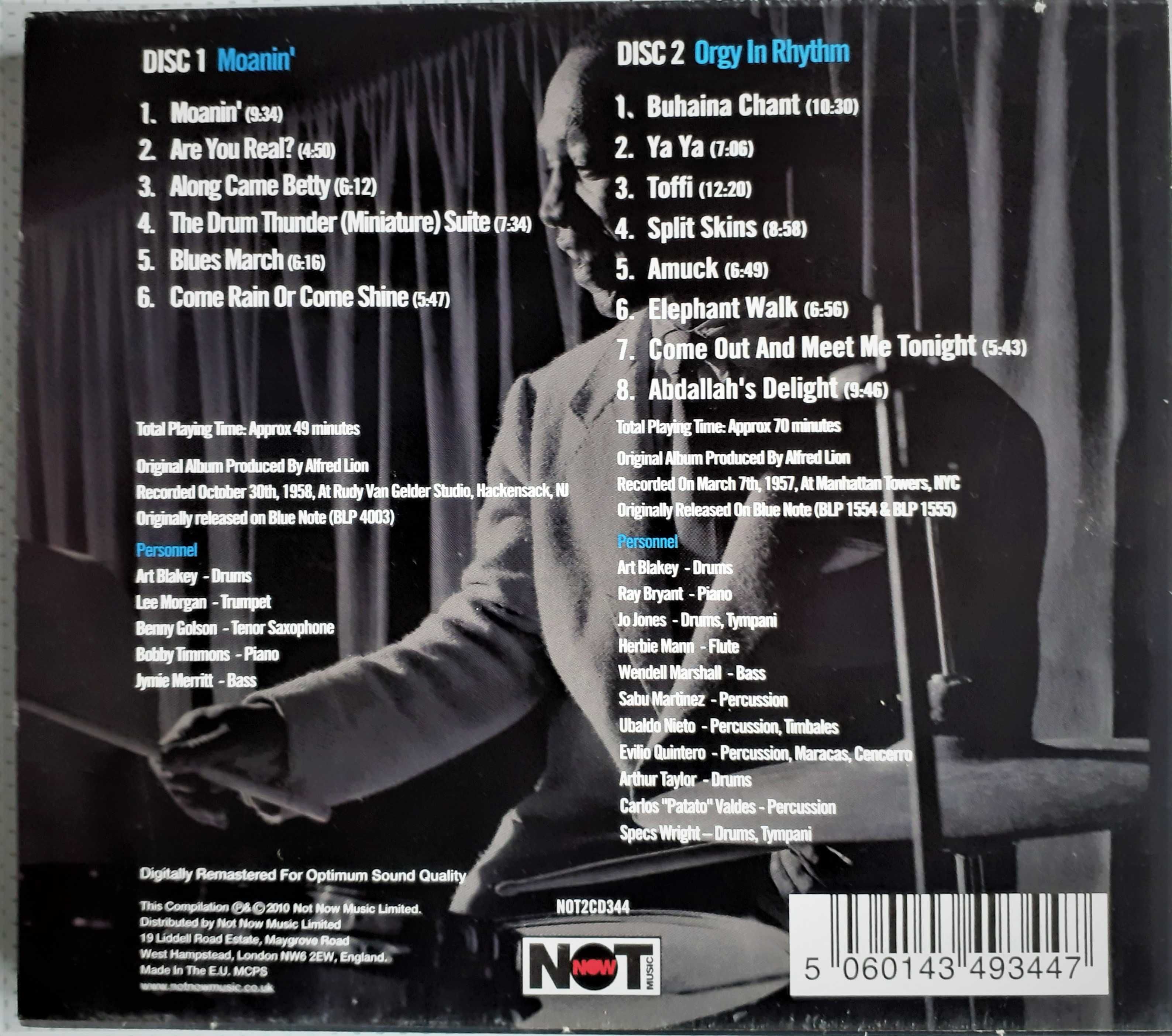 ART BLAKEY and the jazz messengers - Moanin / Orgy In Rhythm RESERVADO