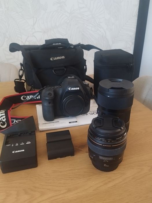 Zestaw body Canon EOS 6D + obiektywy