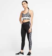 Nike лосины леггинсы тайтсы + топ бра S оригинал костюм для фитнеса