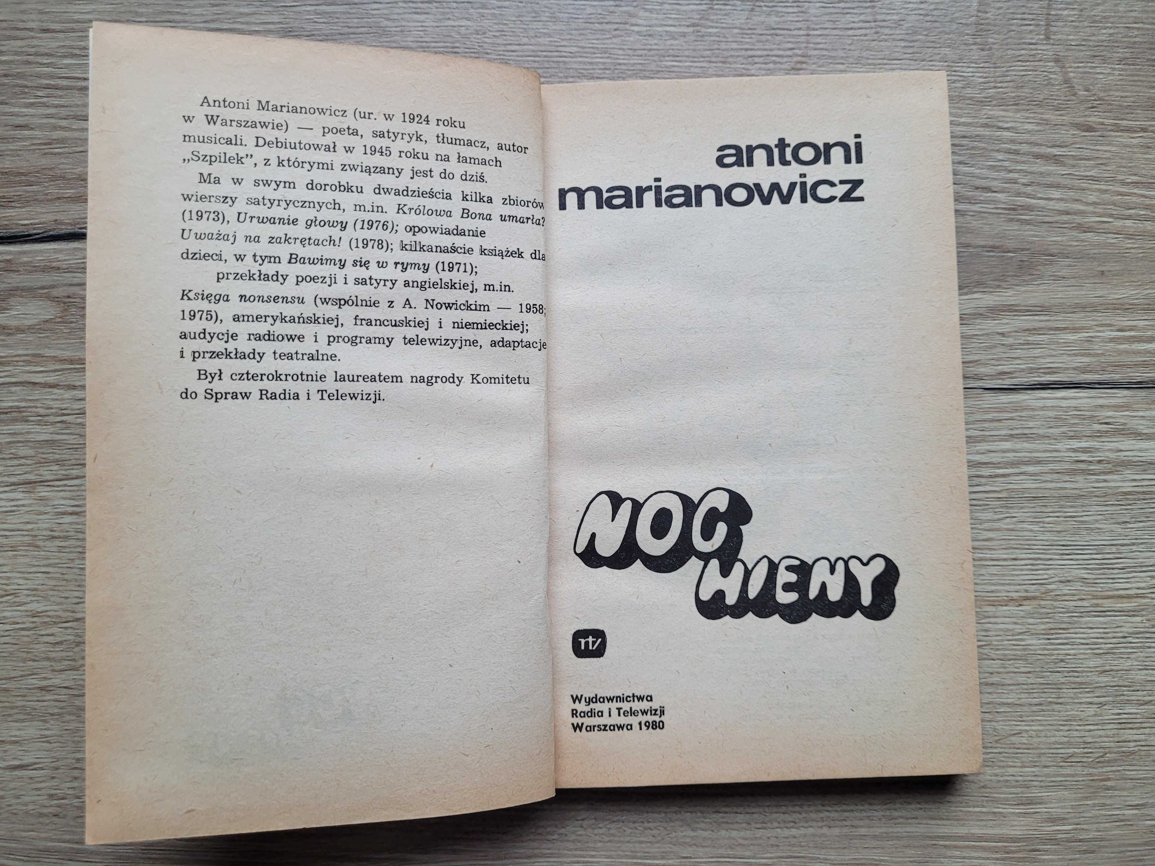Noc hieny - Antoni Marianowicz 1980
