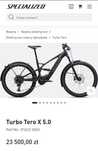 Rower elektryczny specialized Turbo Tero X 5.0  XL/L