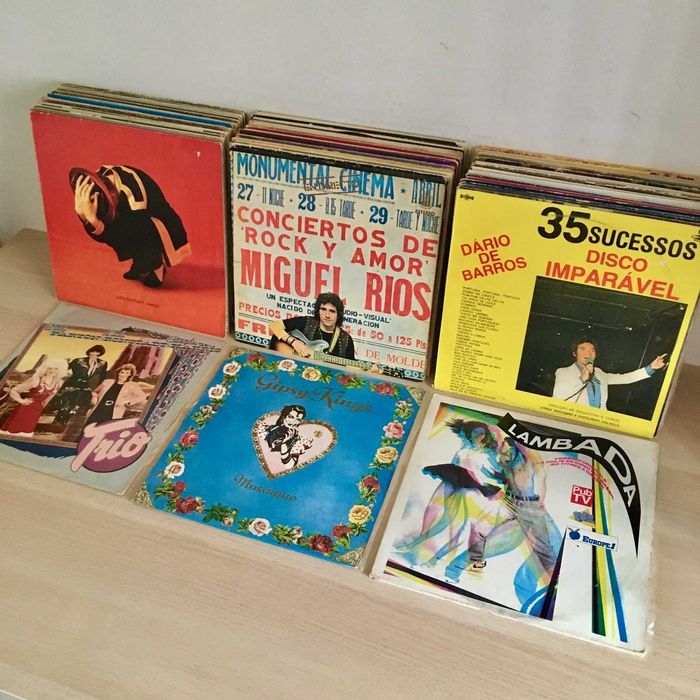 Discos vinil LP - 3€ cada - pop rock jazz portuguesa brasileira