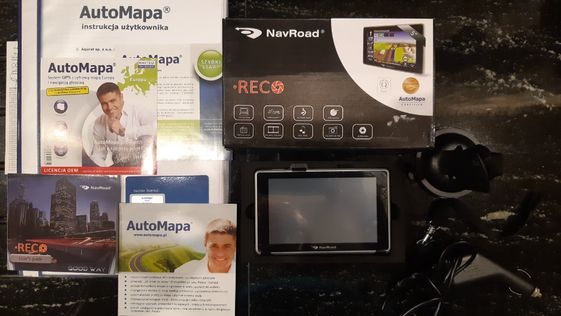 Nawigacja NAVROAD RECO z videorejestratorem, AUTOMAPA EUROPA