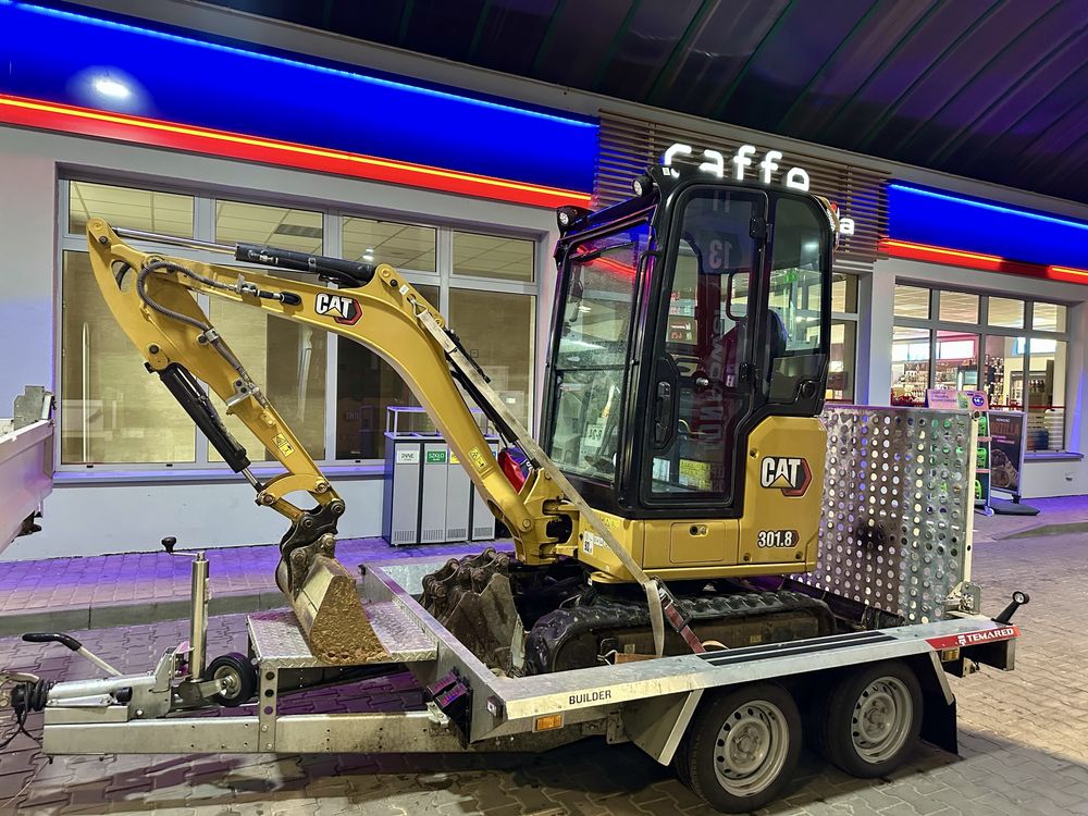 Wynajem minikoparki, usługi minikoparką, roboty ziemne, przyłącza