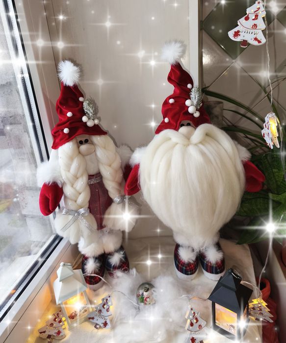 Новогодний гном, Скандинавський гном, новорічний, на подарунок