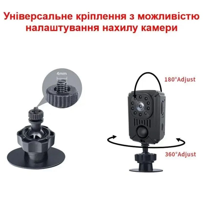 Мінікамера з датчиком руху Nectronix MD31, Full HD, SD до 128 ГБ