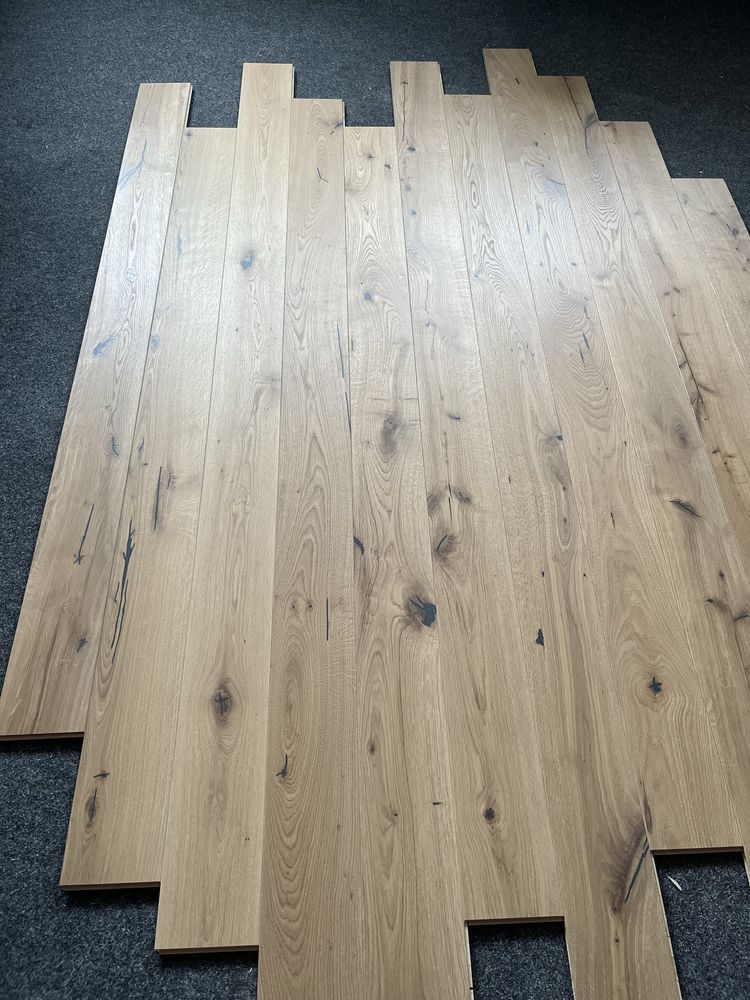 Deska Drewniana Dąb Rustic SCH, 13x140x2000mm, 4faza,olej BRESLAU