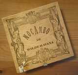 Caixa antiga e vintage em madeira do tabaco "Mocambo"