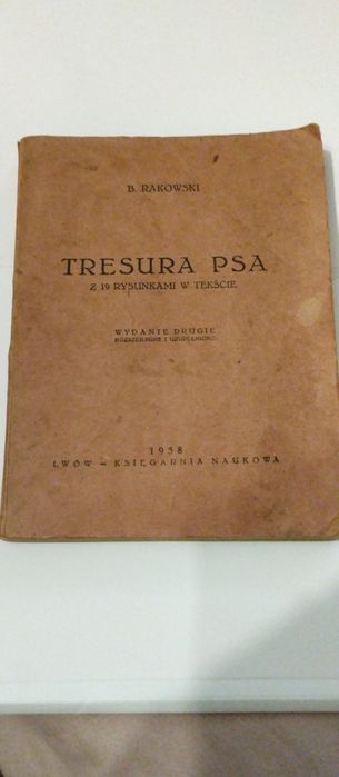 Tresura psa. B. Rakowski. 1938
