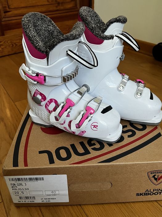 Buty narciarskie dla dzieci Rossignol Fun Girl J3 rozmiar 20,5