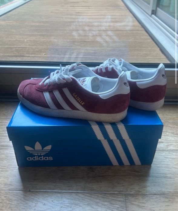 adidas gazelle bordô