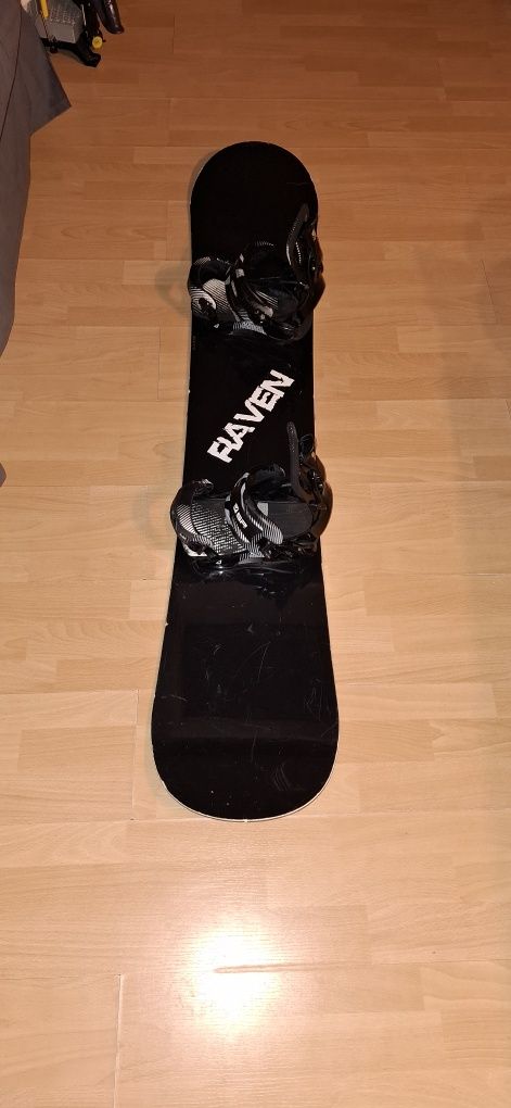 Deska Snowboardowa Raven 152 154 z wiązaniami Sp Fastec rozmiar M