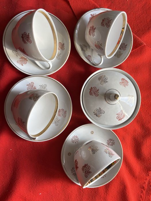 Чашки Дульово чайні пари поштучно посуда сервіз сервиз срср