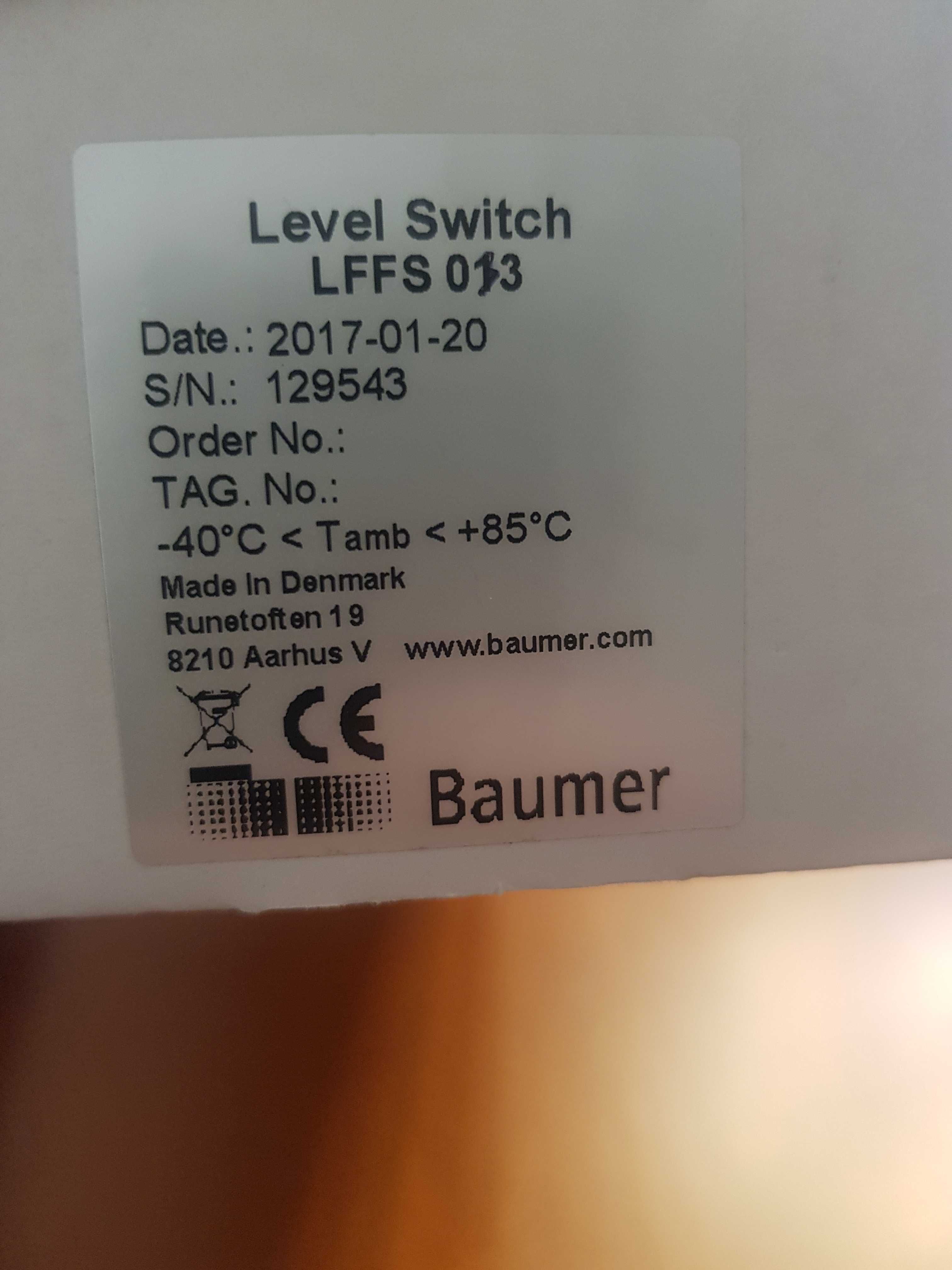 Czujnik poziomu Baumer LFFS 013