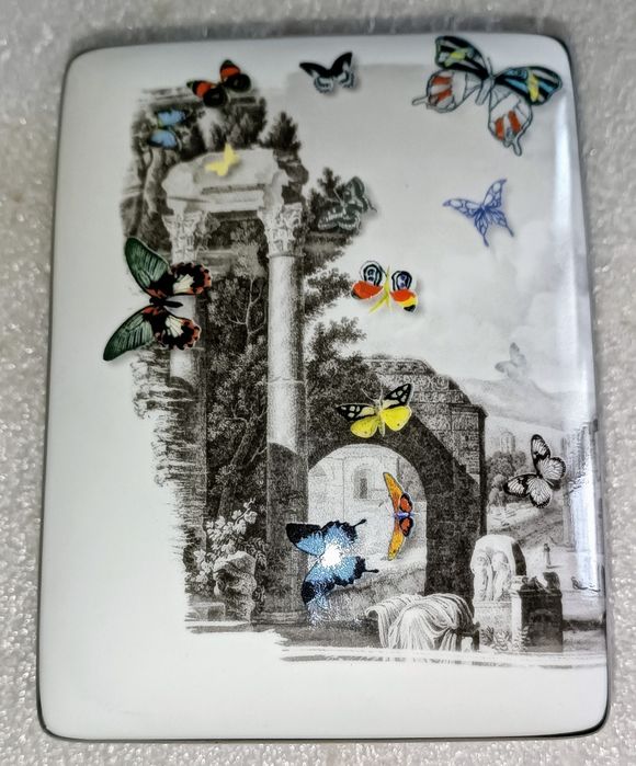 guarda jóias vista alegre borboletas de christian lacroix