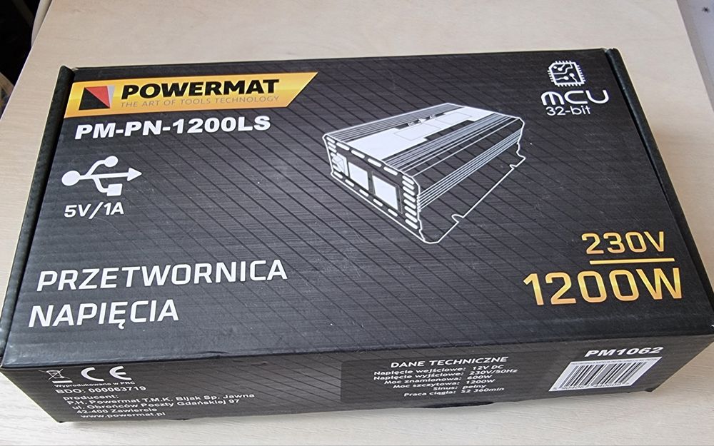 Powermat PM-PN-1200LS автомобільний інвертор