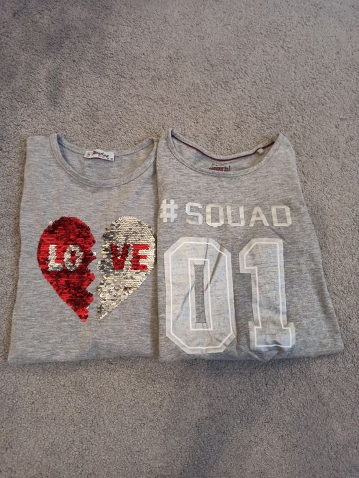 2 bluzeczki dziewczęce