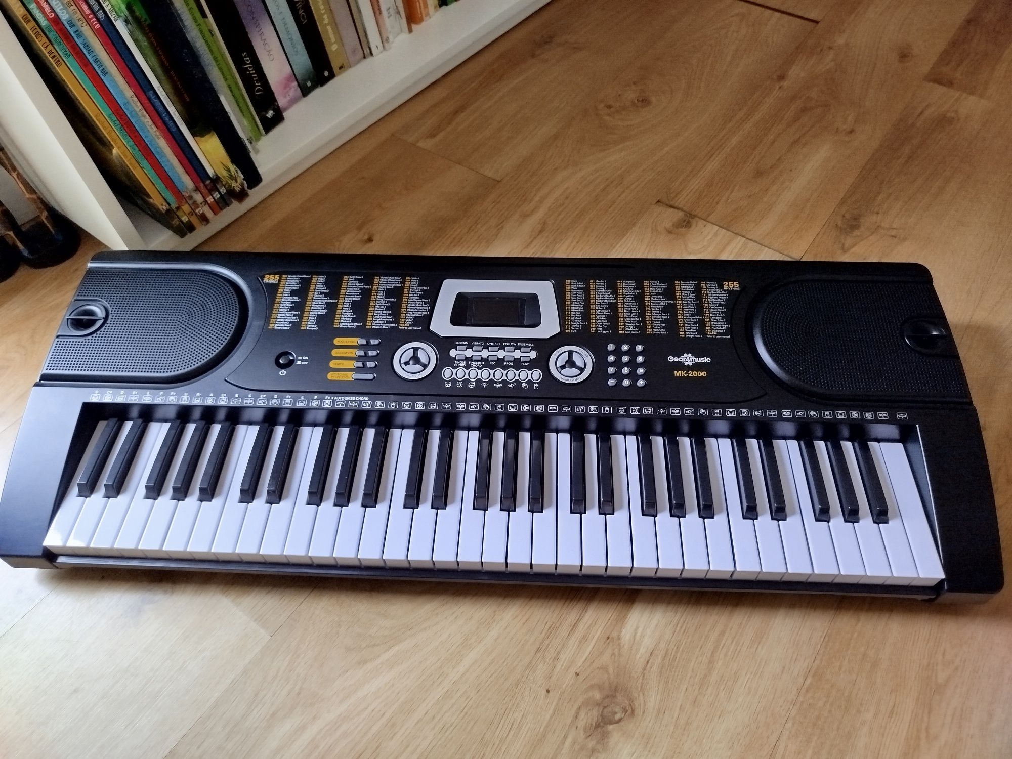 Teclado Piano Portátil de 61 Teclas
