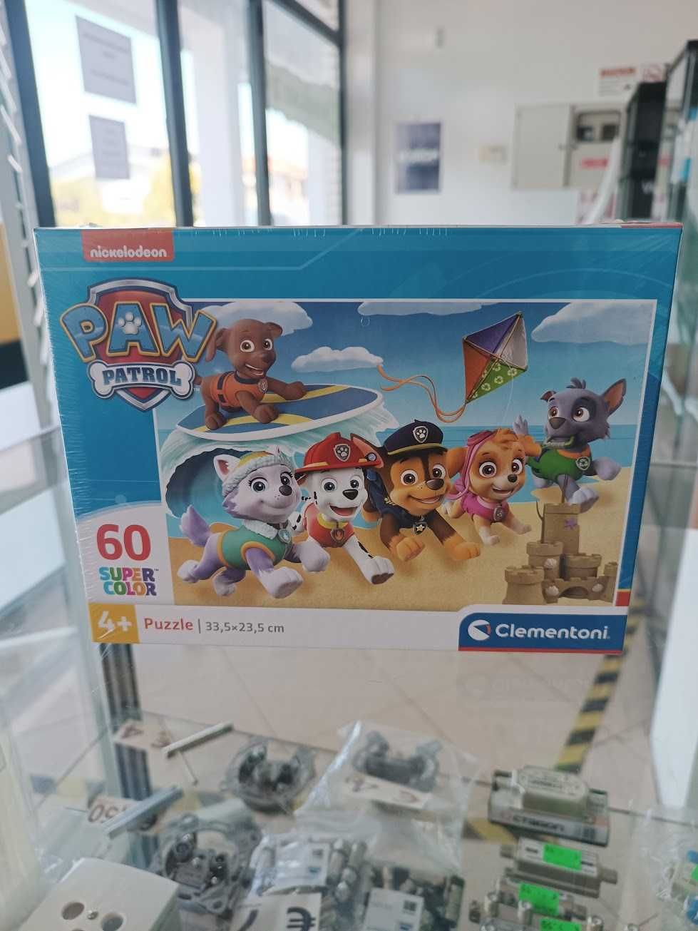 Puzzle Clementoni Patrulha Pata "praia" SuperColor 33,5x23,5cm 60 pCS