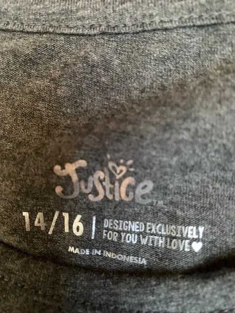 Bluzka tunika Justice 14/16 lat