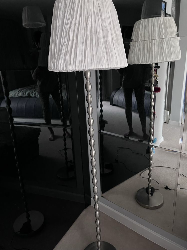 2 x lampa podlogowa + wisząca lamoa do salonu sypialni zestaw 3 lamp