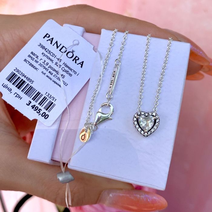 Намисто Pandora оригінал Пандора срібло нова прикраса