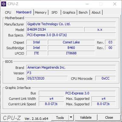 Motherboard Gigabyte B460M DS3H – Socket LGA1200 – Excelente estado