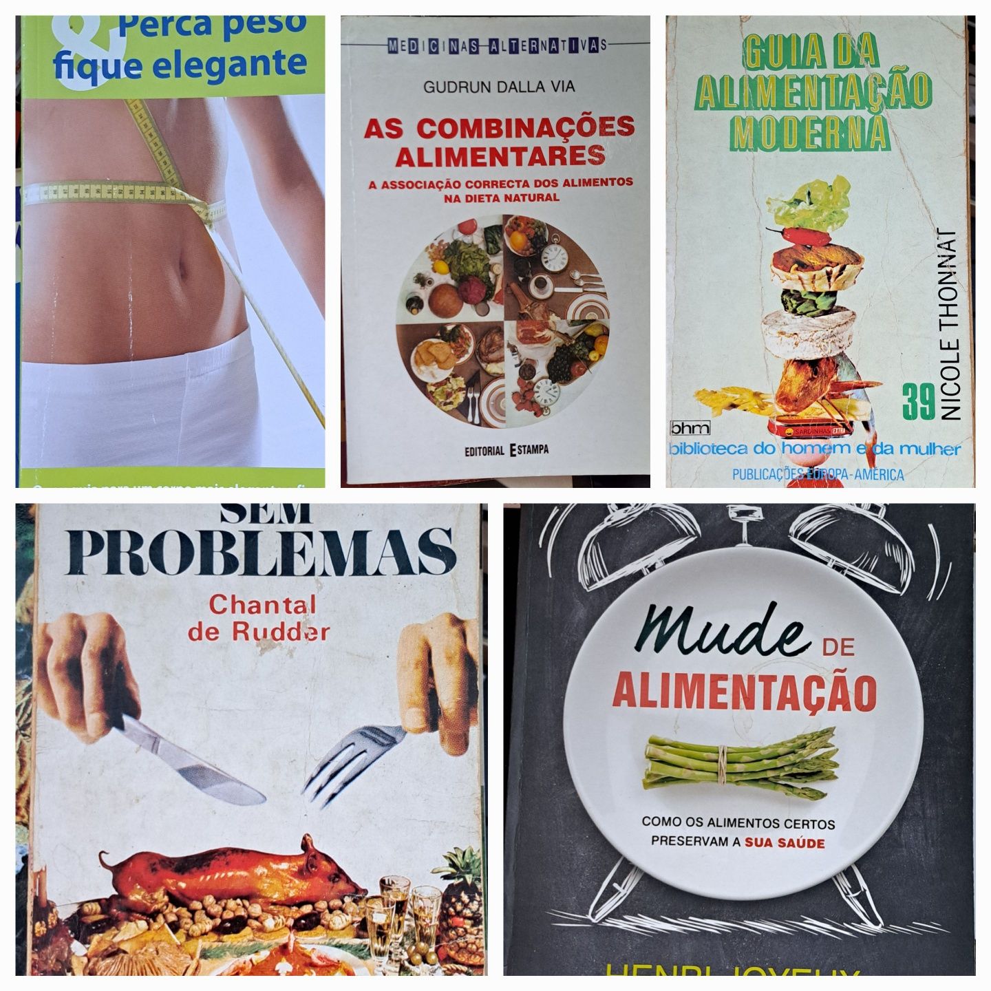 Livros sobre alimentação, nutrição e dietas