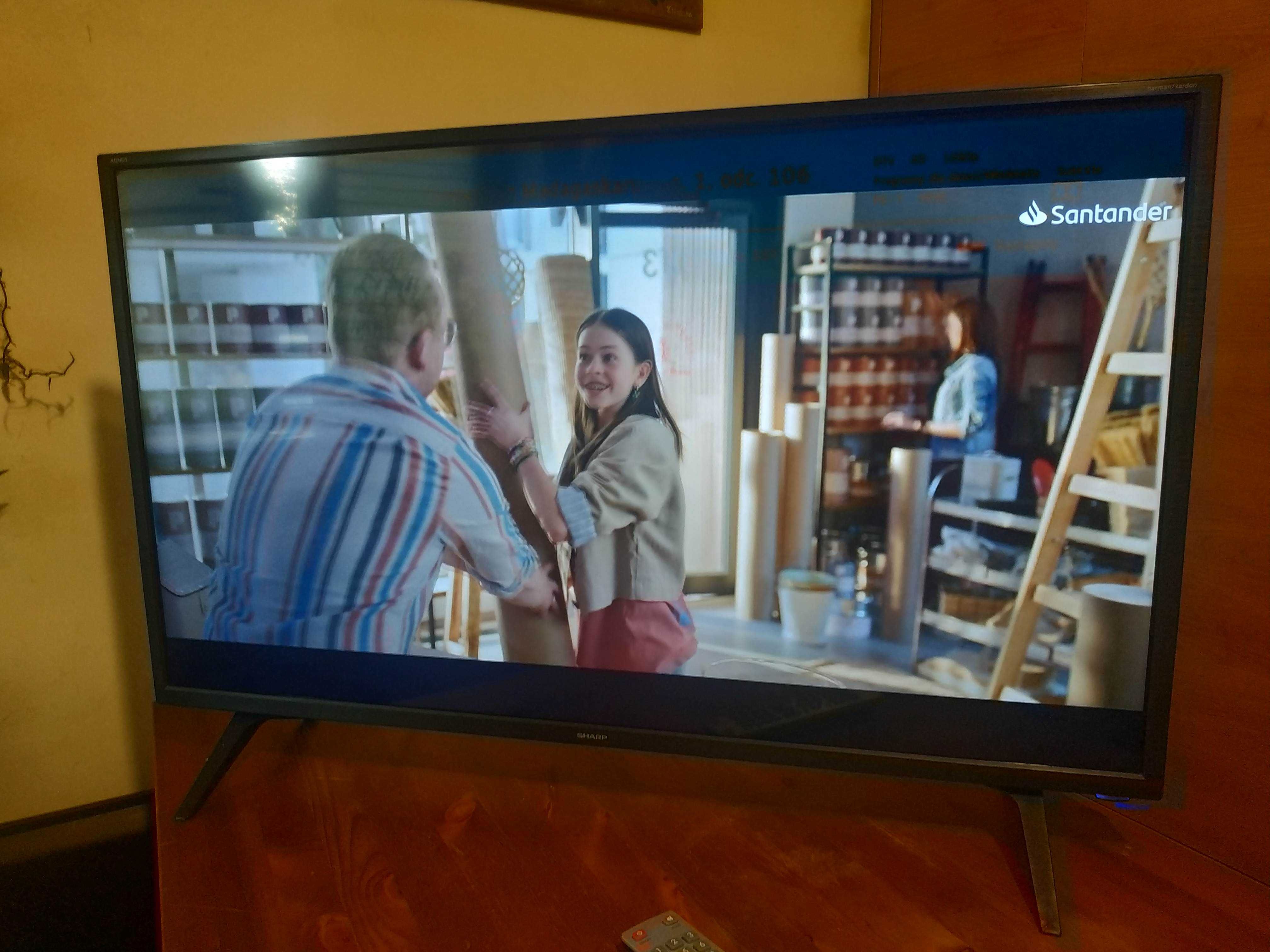 Smart TV 40" Sharp WIFI YouTube Netflix Dvbt2 Hevc !