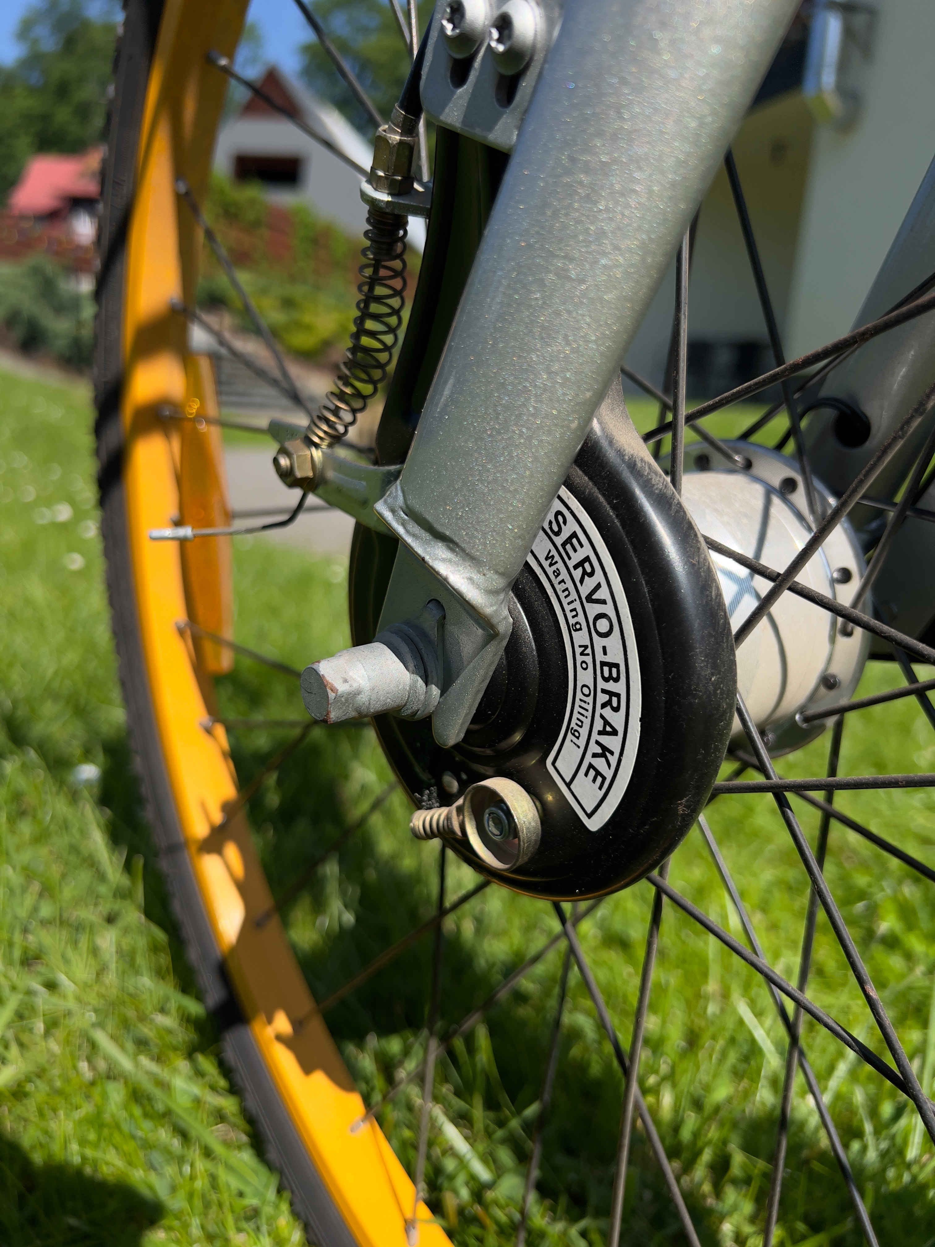 Rower miejski OBike26 – 26", z koszykiem, NIEPRZEBIJALNE OPONY