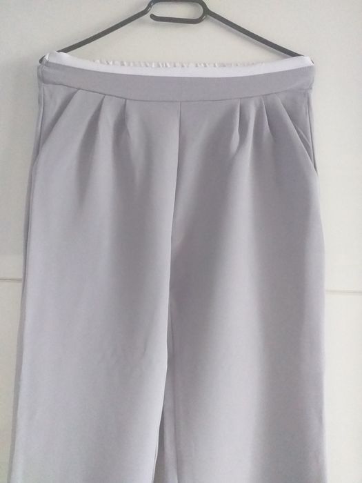 Szary komplet marynarka+spodnie 36