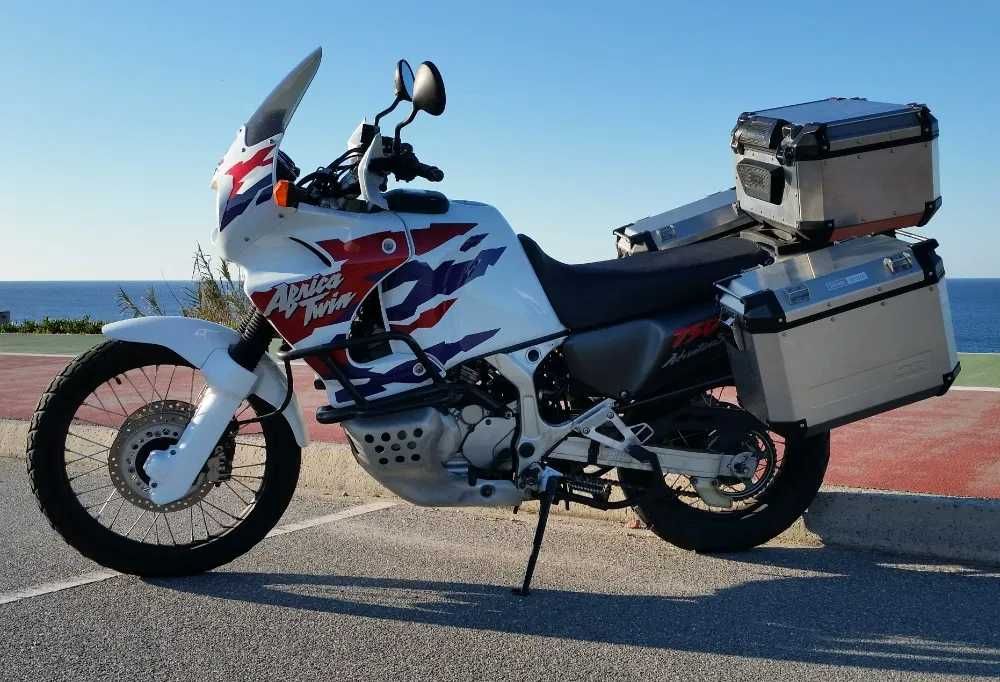 Suporte ferros para malas laterais givi Trekker Africa twin xrv 750