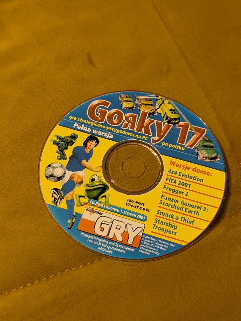 Gorky 17 gra komputerowa retro game płyta CD na PC