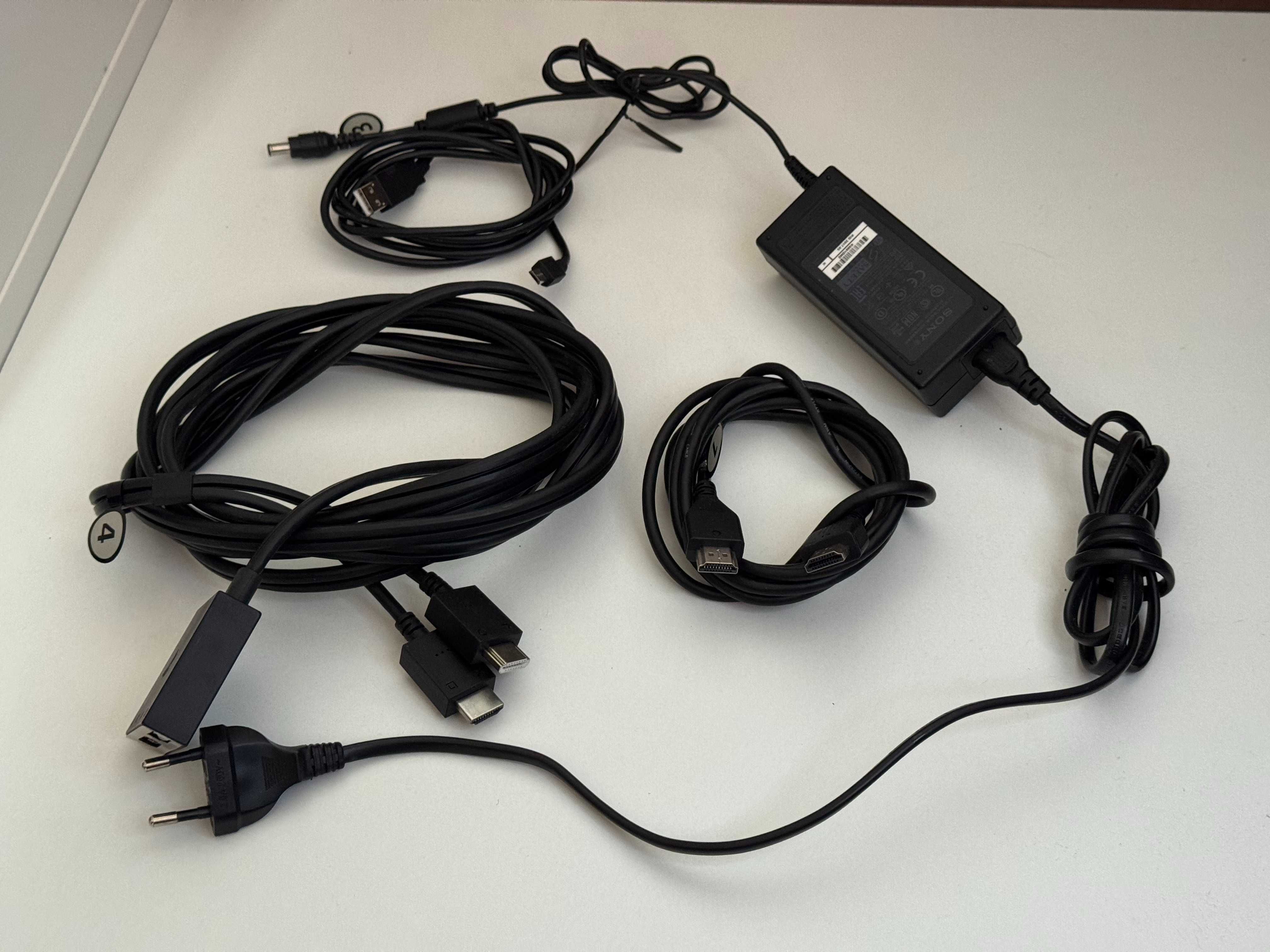 Gogle PS VR PlayStation VR Oryginalne Sony CUH-ZVR1 kable i procesor