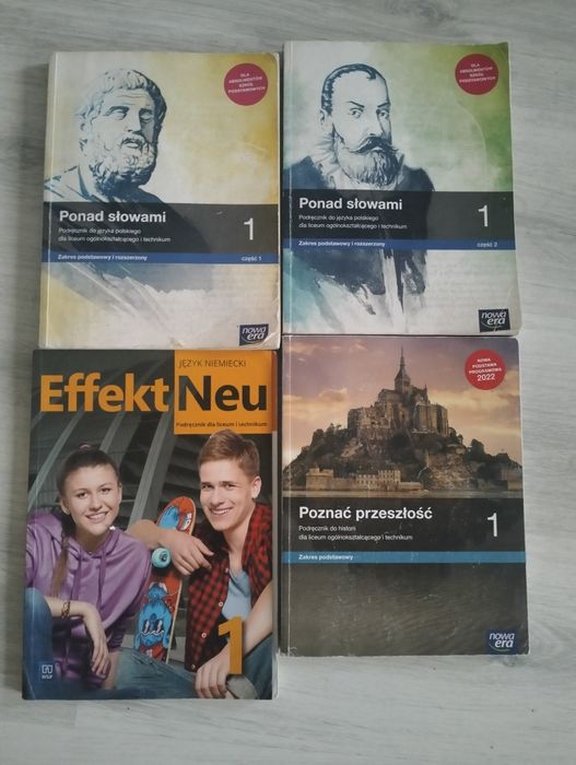 Podręczniki do klas 1 technikum liceum