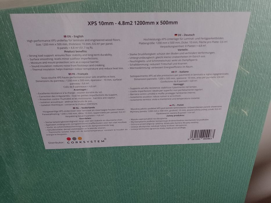 Podkłady pod panele - nowe, nieużywane!!!