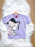 Fioletowa koszulka  Lucy and Snoopy Peanuts 116
