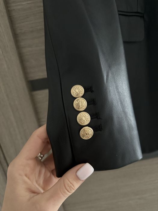 Шкіряний жакет,піджак Zara