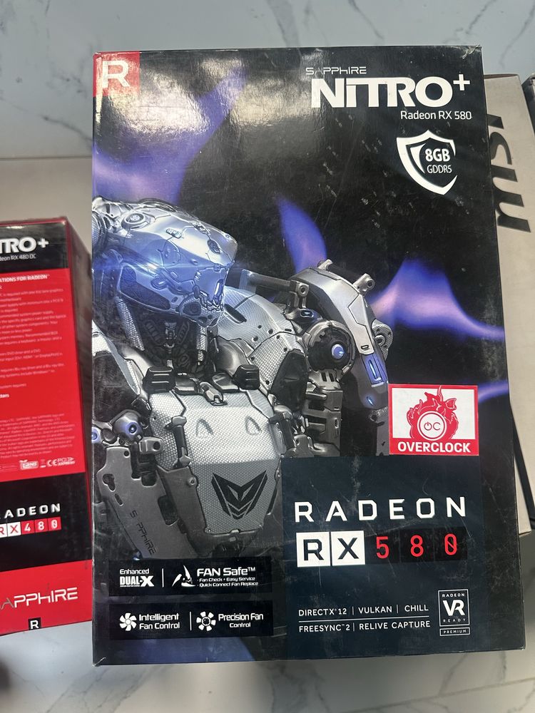 Коробки для відеокарт nvidia та radeon. Багато!